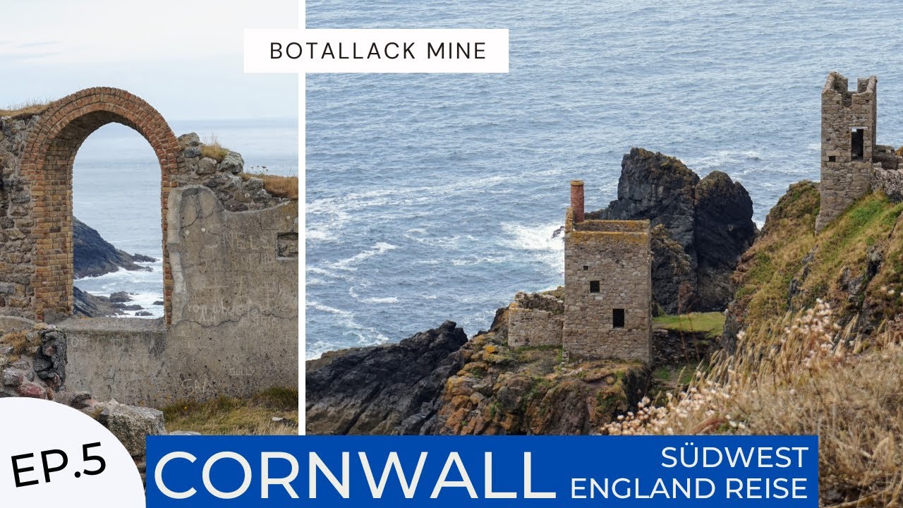 Botallack Mine | Abenteuerlich hängen die Maschinenhäuser der Zinn-Mine im Felsen | Cornwall E5