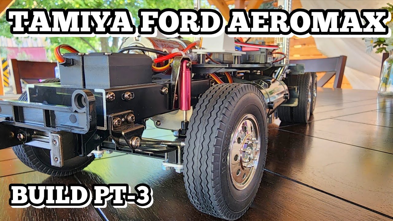 Tamiya 1/14 Ford Aeromax build PT-3 - YouTube