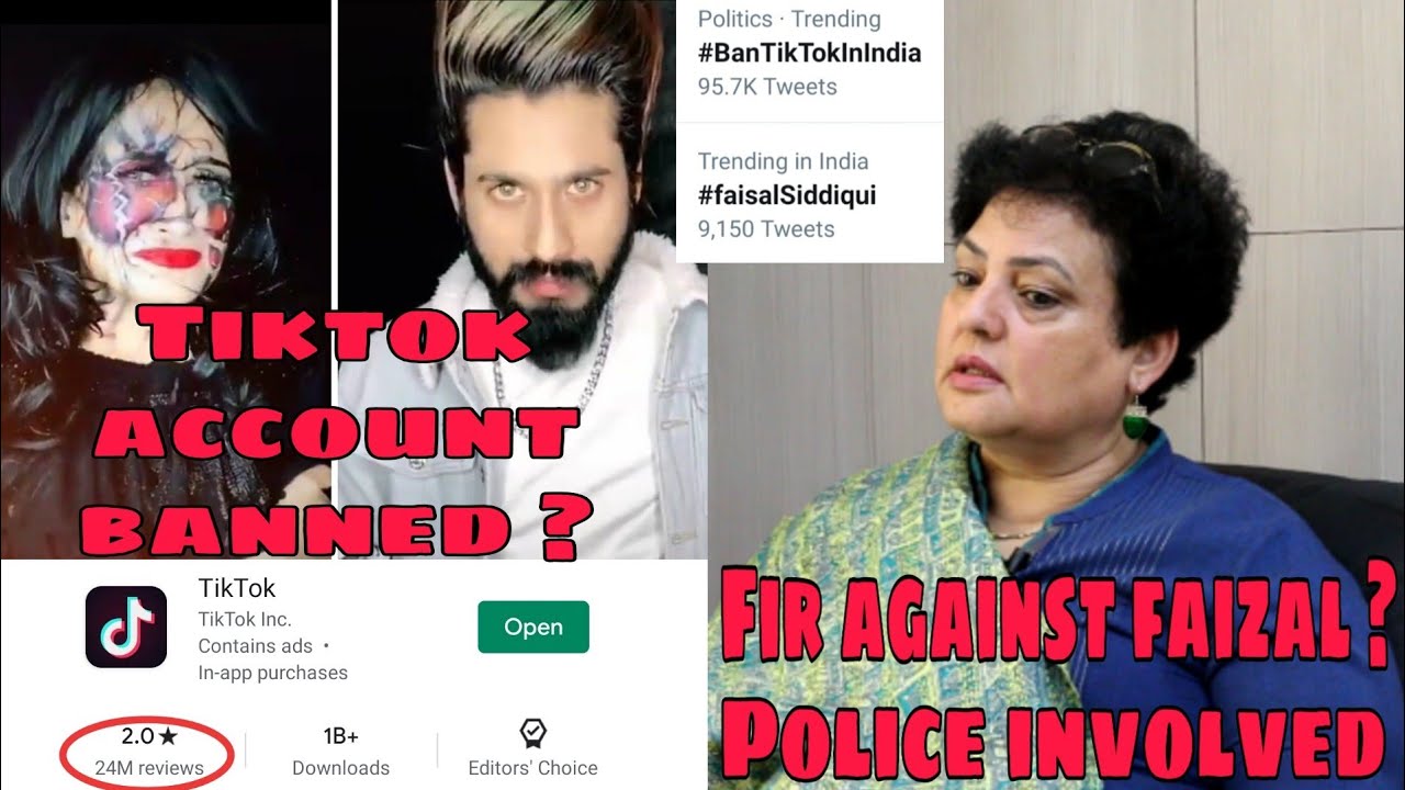 faizal siddiqui stuck in big controversy(police involved) | TikTok ban appeal by GOI | TIKTOK 1 STAR