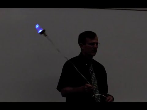 Alternating Current Demo: Rotating LED - YouTube