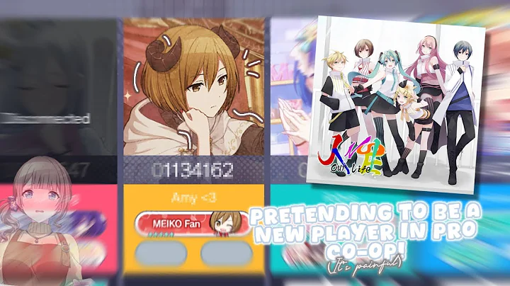 Pretending to be a new player in co-op!! || project sekai