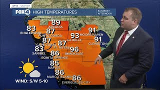 FORECAST:  Staying Hot with Limited Storm Chances