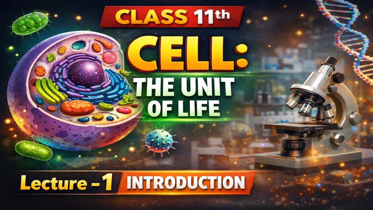 Cell : The Basic Unit of Life – Introduction | Class 11 Biology | NEET + Boards