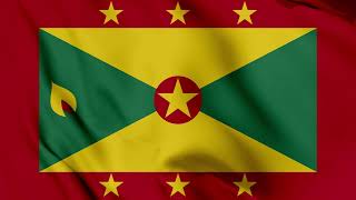 Grenada Flag Waving Background | HD | FREE DOWNLOAD