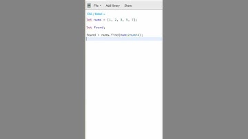 How to use the Find method in JavaScript #shorts