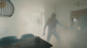 Fog cannon demonstration in private Home  - PROTECT