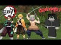 เมื่อผมกลายเป็นนักล่าอสูร จาก Kimetsu no Yaiba ปราณวารี,อัสนี,สัตว์ป่า (Minecraft Mod Demon Slayer)