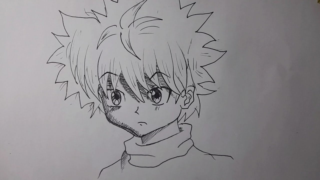 Comment dessiner Killua (FACILEMENT) - Tuto de dessin de Killua (ÉTAPE