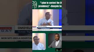 I plan to contest the 2027 presidency,Omoyele Sowore #nigerianpolitics #omoyelesowore #nigeria