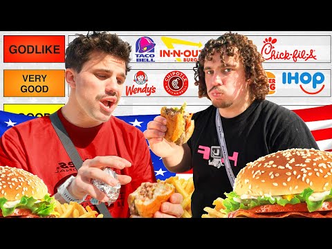 THE ULTIMATE AMERICAN FAST FOOD TIER LIST
