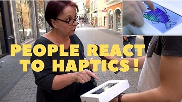 People react to haptics!