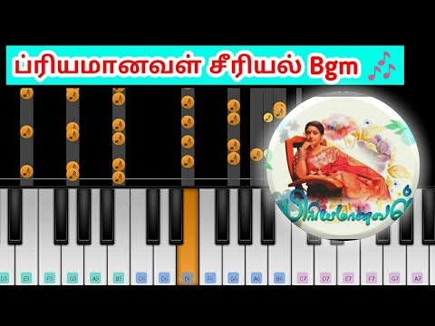 Priyamanaval Serial  Mother Bgm  Perfect Piano  Tutorial