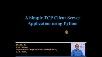 A Simple TCP Client Server Application Using PYTHON