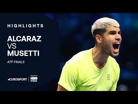 ATP FINALS - Alcaraz ne laisse AUCUNE chance à Musetti et L'ÉLIMINE