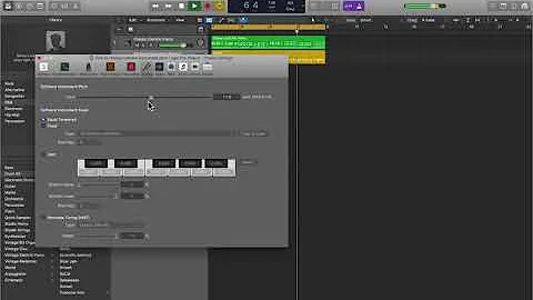 Change the software instrument pitch in Logic Pro X 🎹👩🏼‍🏫🧑🏻‍💻