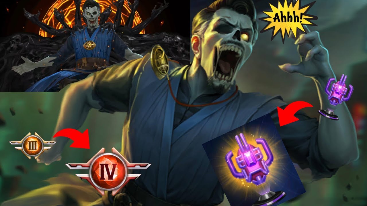 Tier 4 Zombie Doctor Strange is Scary!! | Brilliant Rage Build |  F2P Guide | Marvel Future Fight