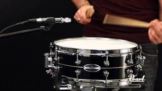 モケットポンスター　pearlドラム　fiberglass shell Pearl 14x5 Kapur Fiberglass Shell Snare Drum - YouTube