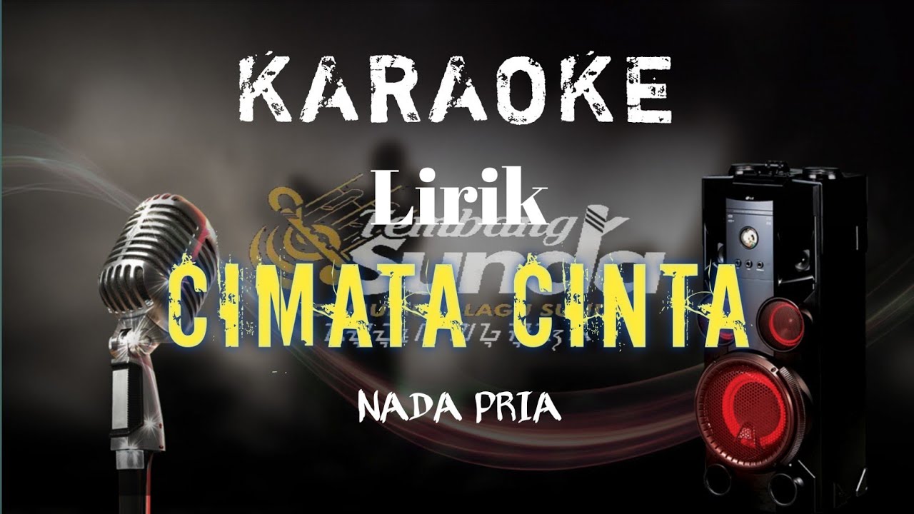 🔴Cimata cinta - BAH DADENG karaoke Bajidor KORG PA700!! NADA PRIA LIRIK‼️‼️