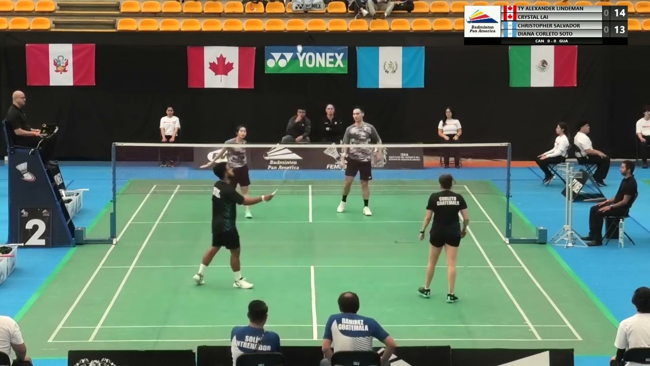 2025 Pan Am Cup XD | Ty LINDEMAN/Crystal Lai (CAN) vs Christopher SALVADOR/Diana SOTO (GUA) | SF