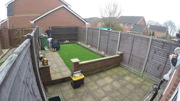 How To Install Artificial Grass- Timelapse Video TopTurfLtd