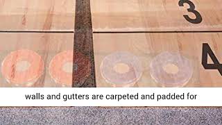 Carmelli BlueWave SHUFFLEBOARDS NG1201 Ricochet 7 Ft  Bounce Back Shuffleboard Table