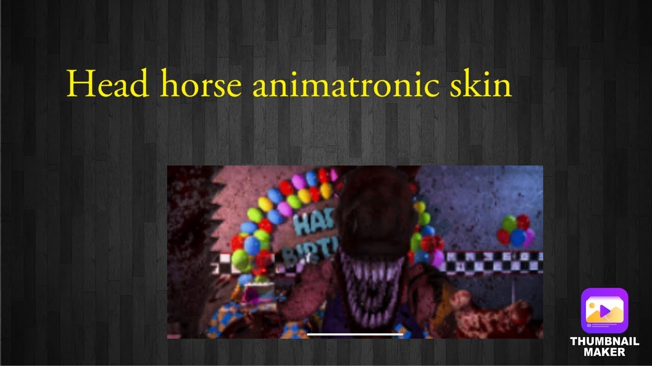Head horse animatronic Skin