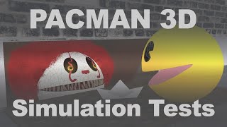 PACMAN 3D – Stylized Clown-Inspired Character Interaction Simulation | Cinema 4D