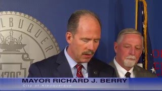 Mayor Richard J. Berry, City of Albuquerque  News Conference  2-5-16