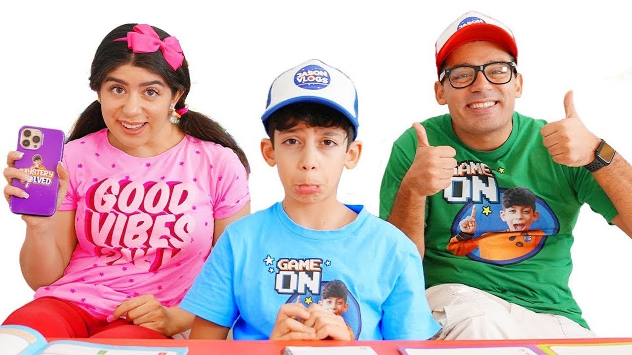 Jason menunjukkan pentingnya berprestasi di sekolah Jason Vlogs