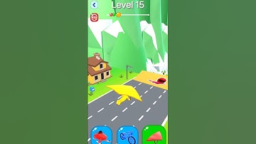 Shape Shifting Run Super Car Game Level 15 #ytshorts #shorts #rvggamings