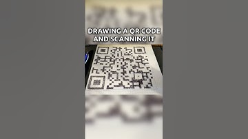 Drawing a QR code (and scanning it)