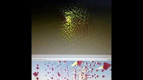 Gravitational field vector graphing (Unity3D, C#)