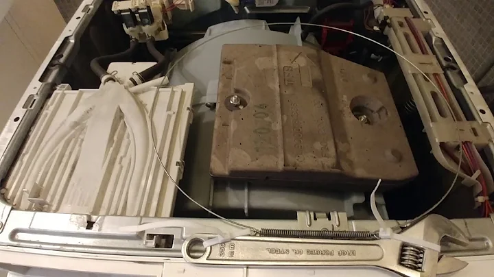 Washing machine spring expander without tool