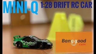MINI-Q, 1/28 DRIFT RC CAR, By Banggood - UNBOXING & TEST