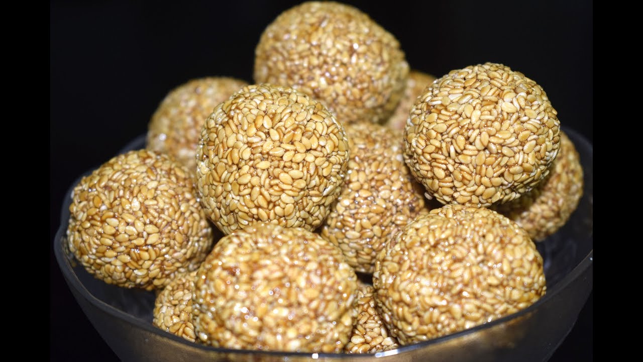 Sesame Candy Balls Recipe How To Make Ellunda Sesame Seed Balls
