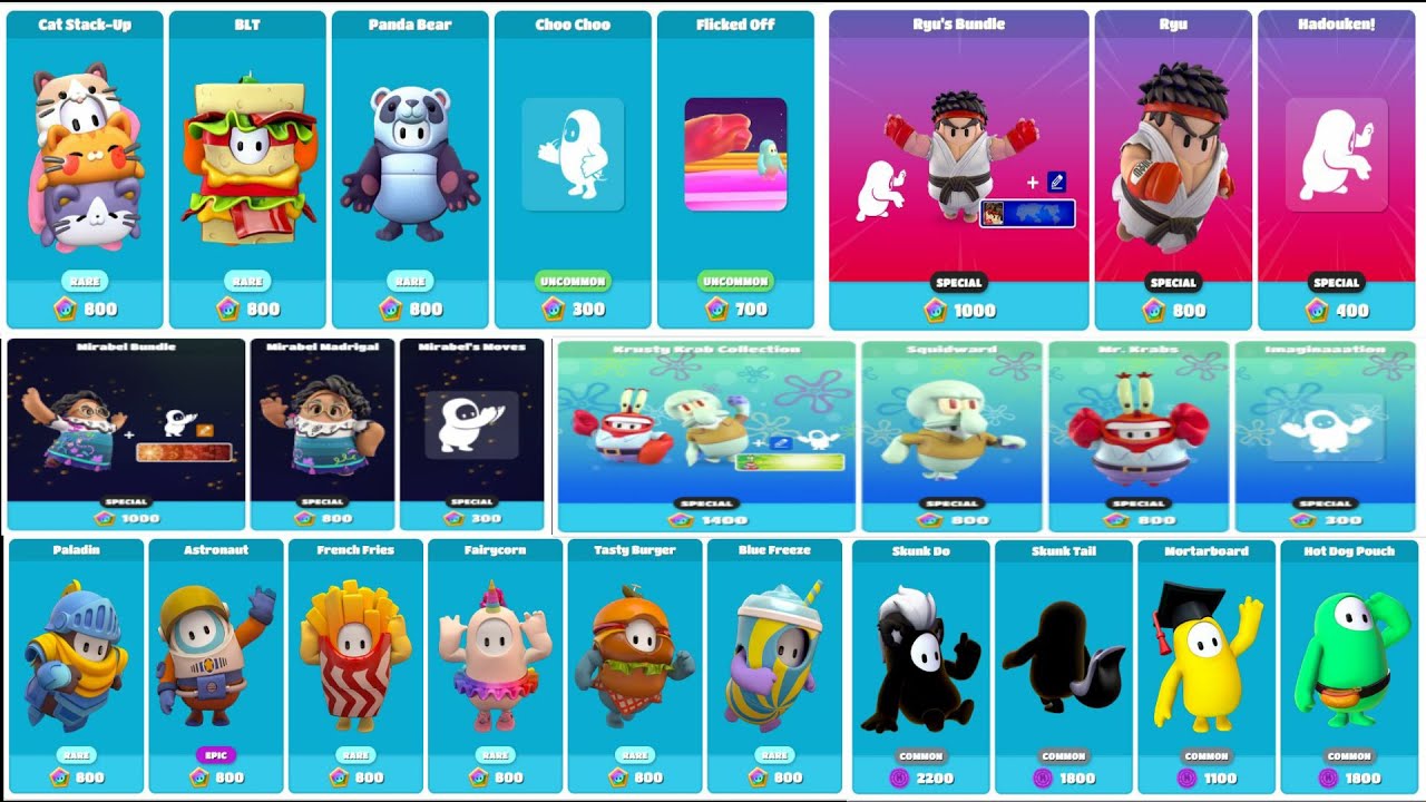 *NEW* Fall Guys Huge Item Shop Leaks (24th July - 19th August 2023 )