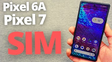 Google Pixel 6A / Pixel 7 : How to Insert SIM Card (Nano Sim card)