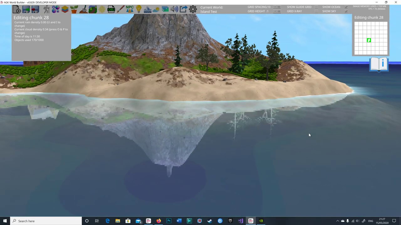AGK World Builder - revised water reflection shader