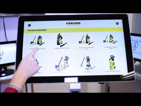 Digital Signage powered by Kärcher and loadbee