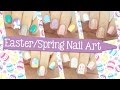 Easter &amp; Spring Nail Art Ideas! 5 Easy Designs