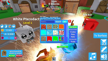 ROBLOX Mining Simulator OPENING CRATES!