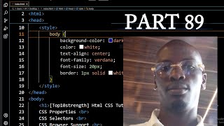 Html CSS Tutorial for Beginners to Advance: 89 CSS Crash Course - CSS Border Style with Hidden Value Profile