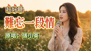 超好聽｜《難忘一段情》｜原唱：張小英｜80年代催淚經典💖「往日情和意多麼珍惜，和你朝夕相依」｜懷舊金曲｜女聲Cover