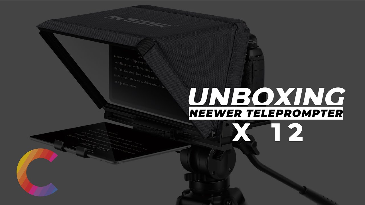UNBOXING NEEWER Teleprompter X12. teleprompter youtubers 