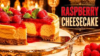 Raspberry Cheesecake Recipe | Creamy Bakery Style Berry Cheesecake Dessert