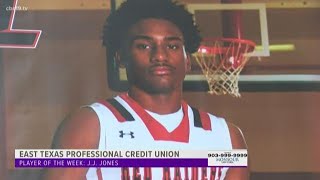 East texas professional credit union player of the week - tyler lee
senior guard j.j. jones
