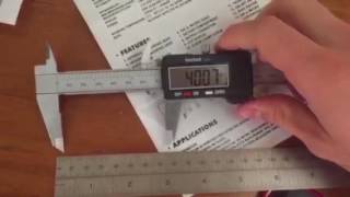 Digital caliper error