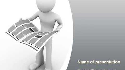 Hot News PowerPoint Template by PoweredTemplate.com