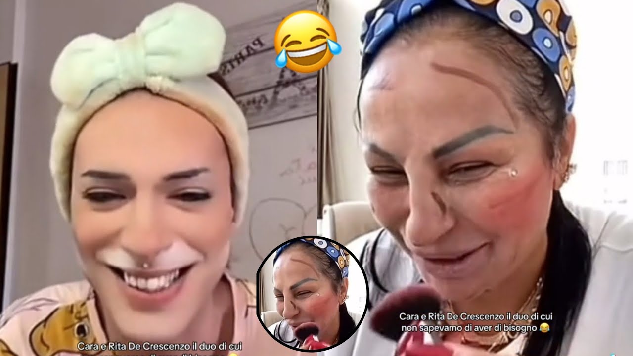 CARA E RITA DECRESCENZO SI TRUCCANO IL LIVE!!😂😂