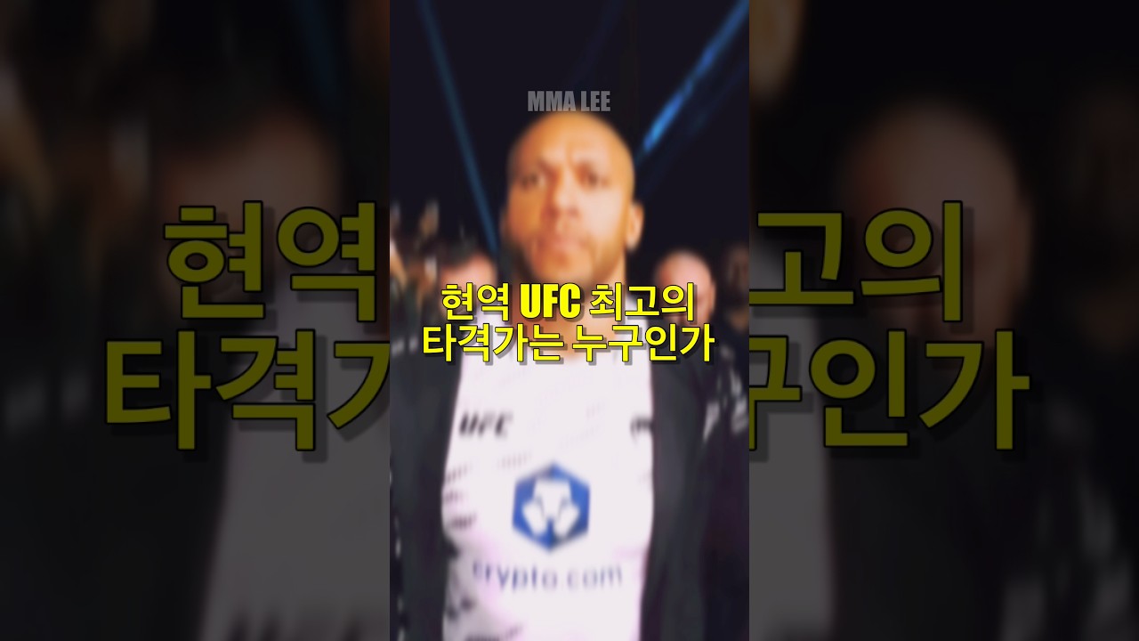 UFC 최고의 타격가는 누구인가